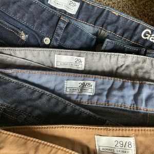 GAP always skinny jeans 29R